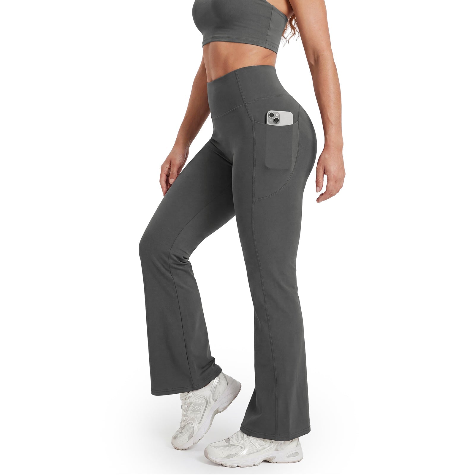 Leggings de Cintura Alta con Control Abdomen y Bolsillos