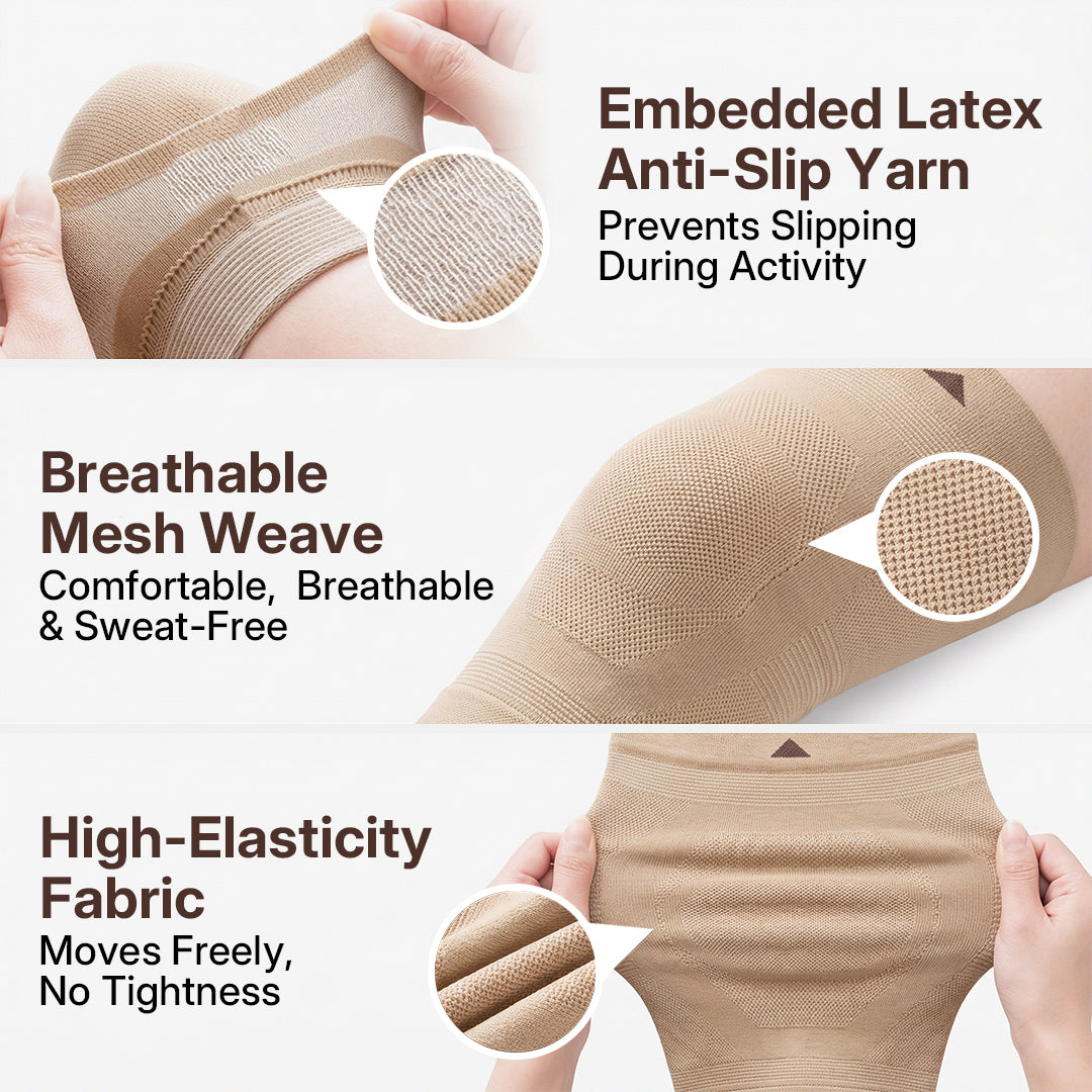 Silix™ Conjunto Ultimate Smooth de 2 Piezas con Compresión 3D: Brazos y Rodillas
