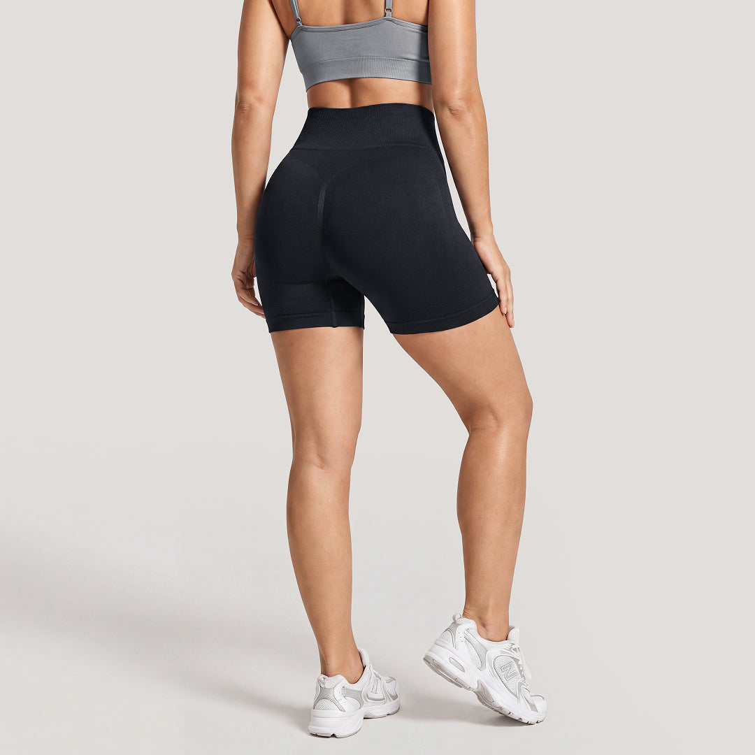 3D CelluSmooth Alta Cintura Compresión Shorts | Silix