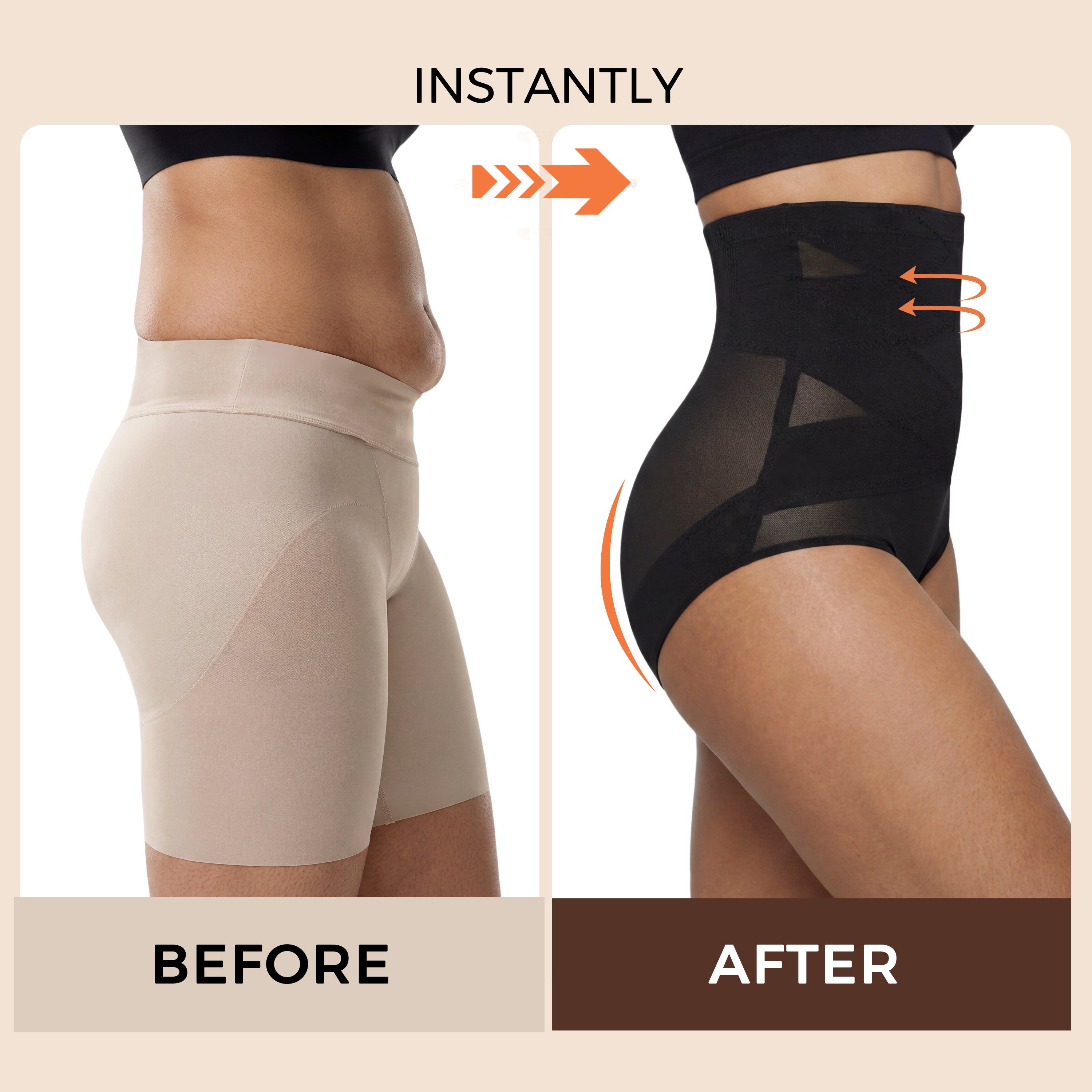 Silix 3D Sculpt™ Moldeador de Cintura Alta con Control Abdomen – Compresión 360° y Realce de Glúteos
