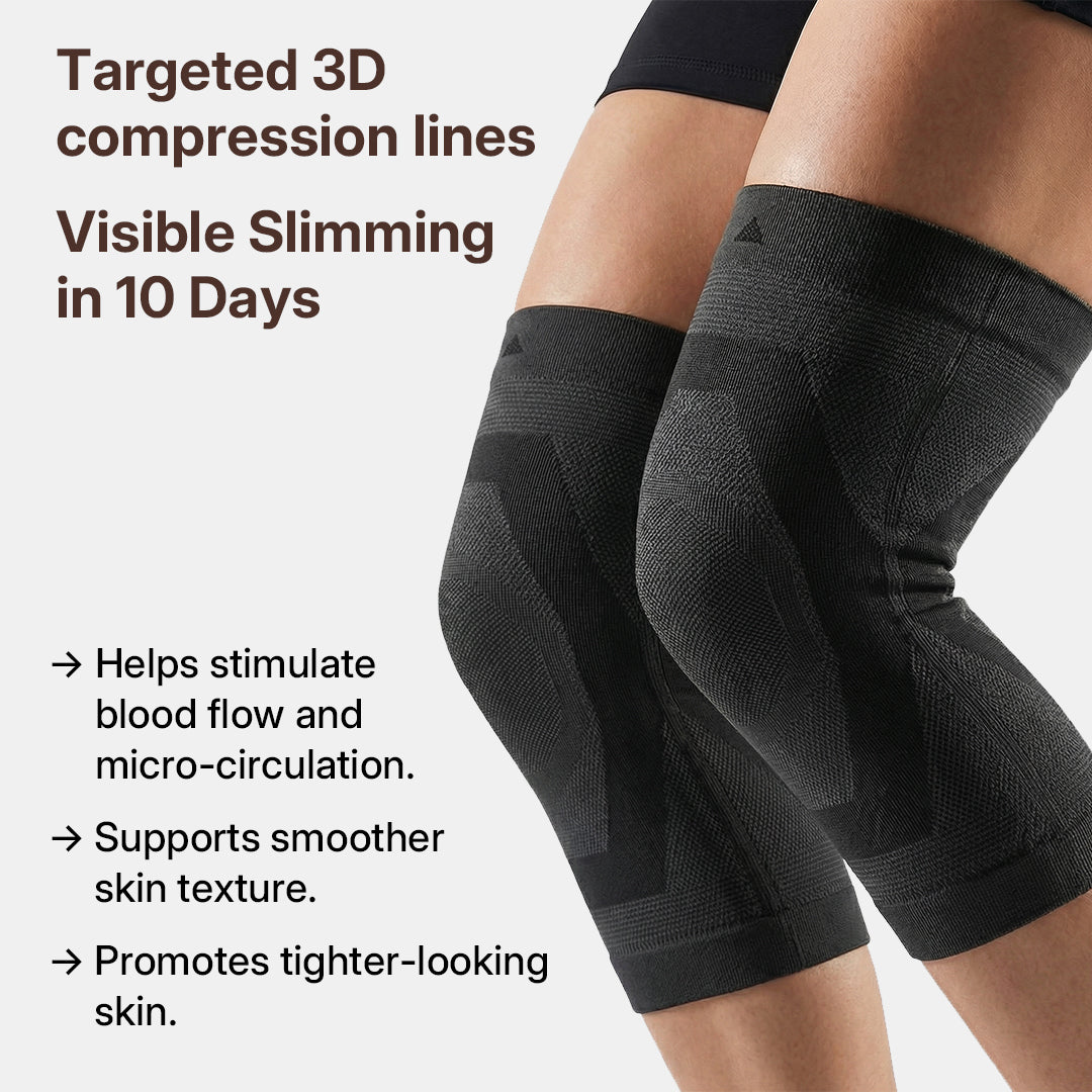 Silix™ Conjunto Ultimate Smooth de 2 Piezas con Compresión 3D: Brazos y Rodillas