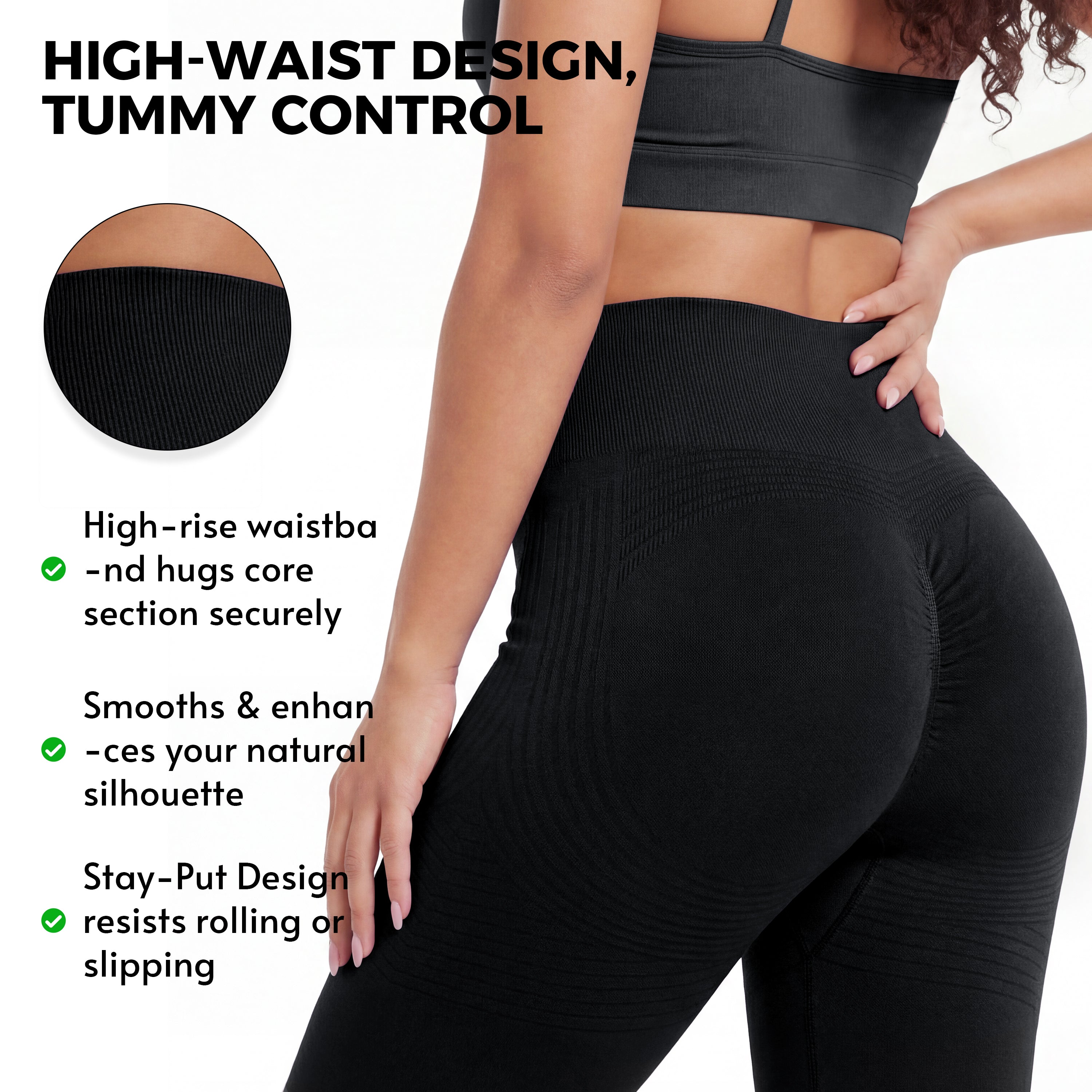 3D Anticellulite Short Leggings