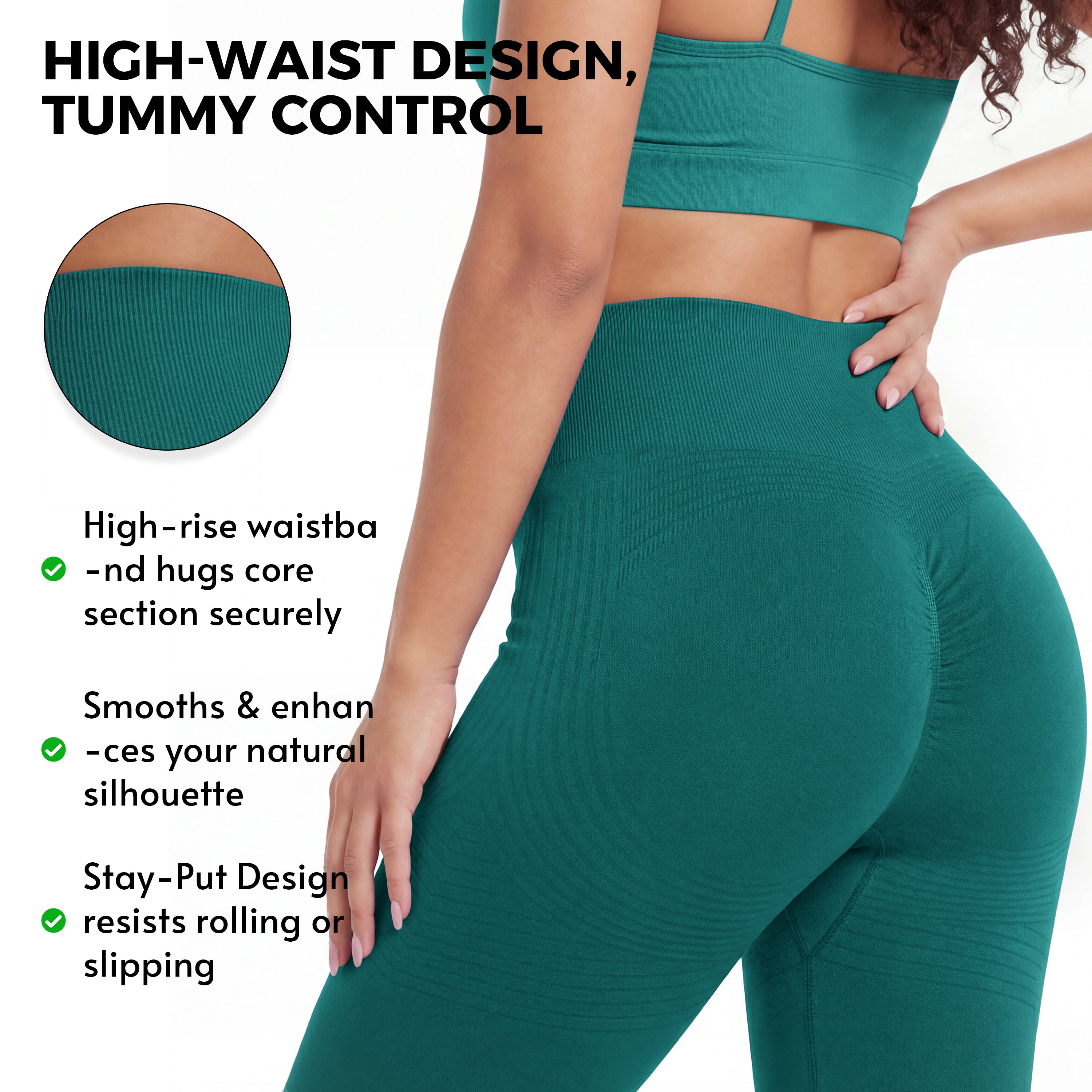 3D Anticellulite Short Leggings