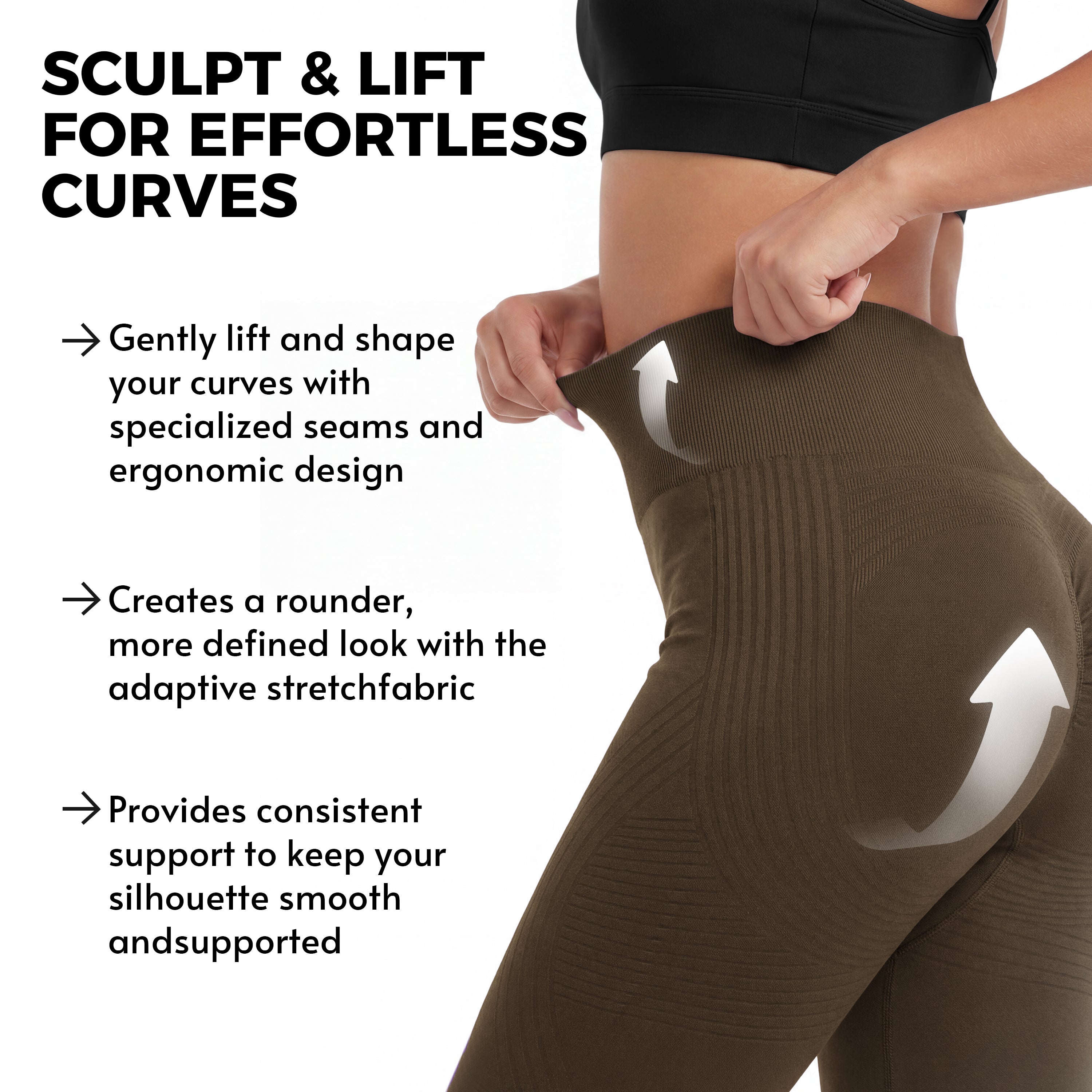 3D Anticellulite Short Leggings