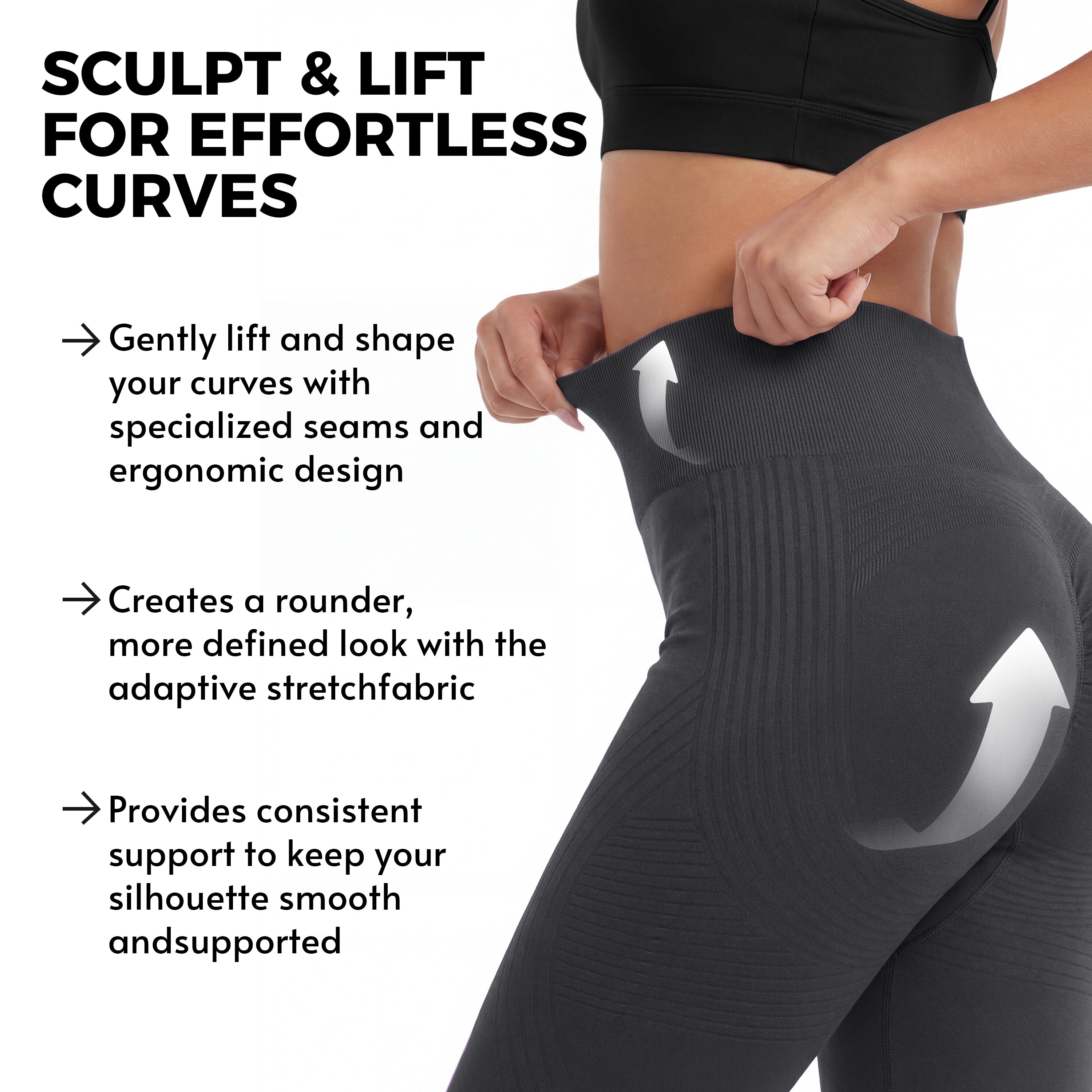 3D Anticellulite Short Leggings