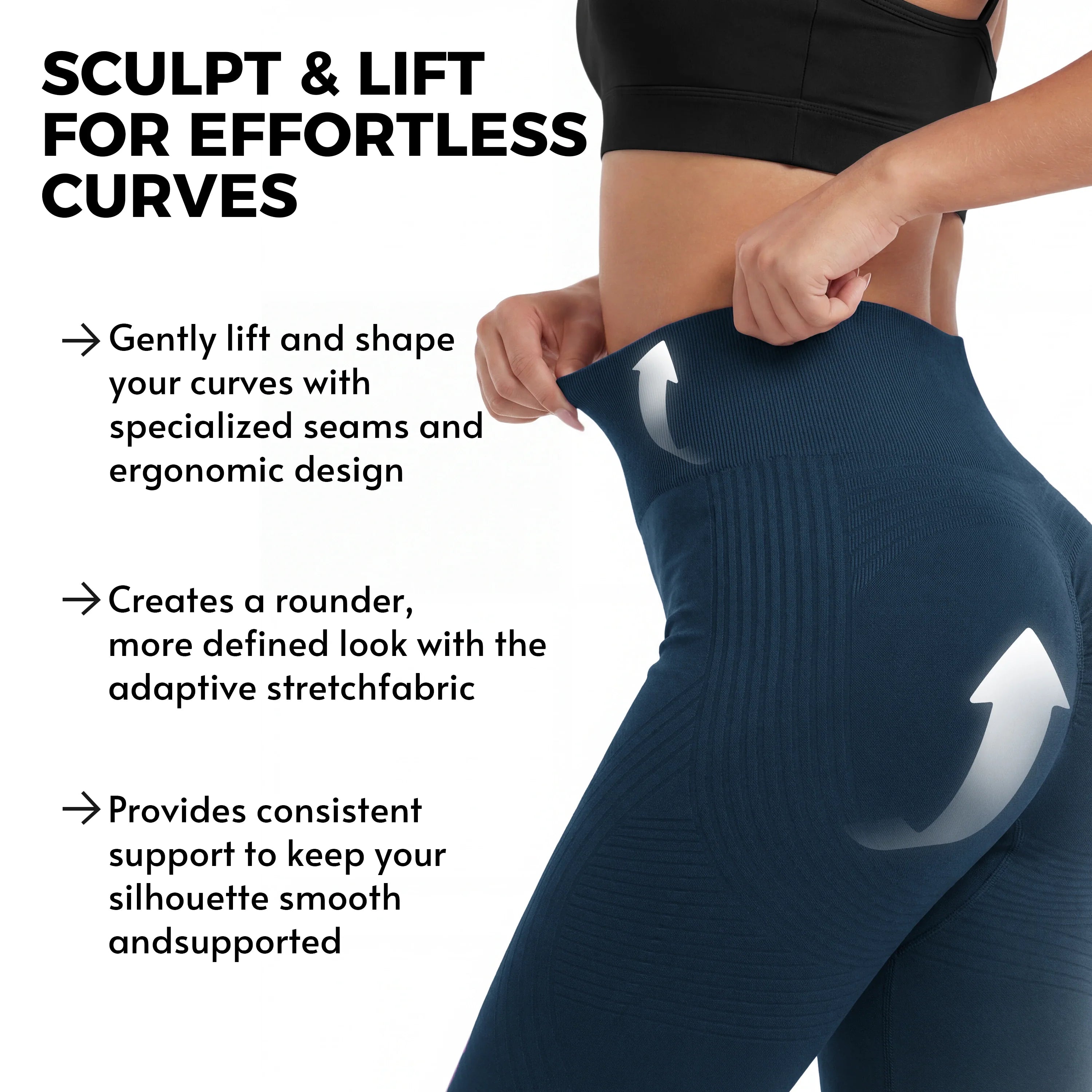 3D Anticellulite Short Leggings