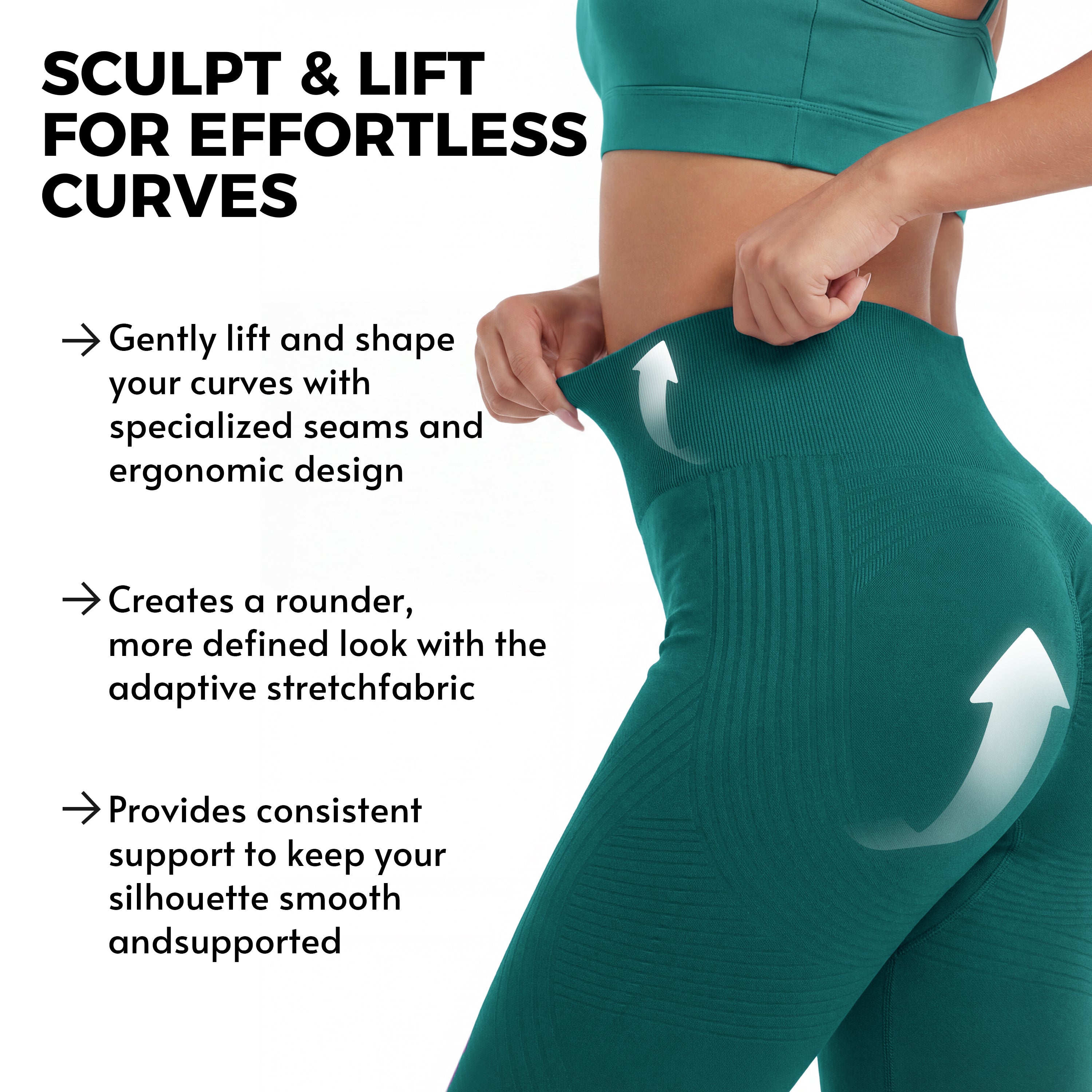 3D Anticellulite Short Leggings