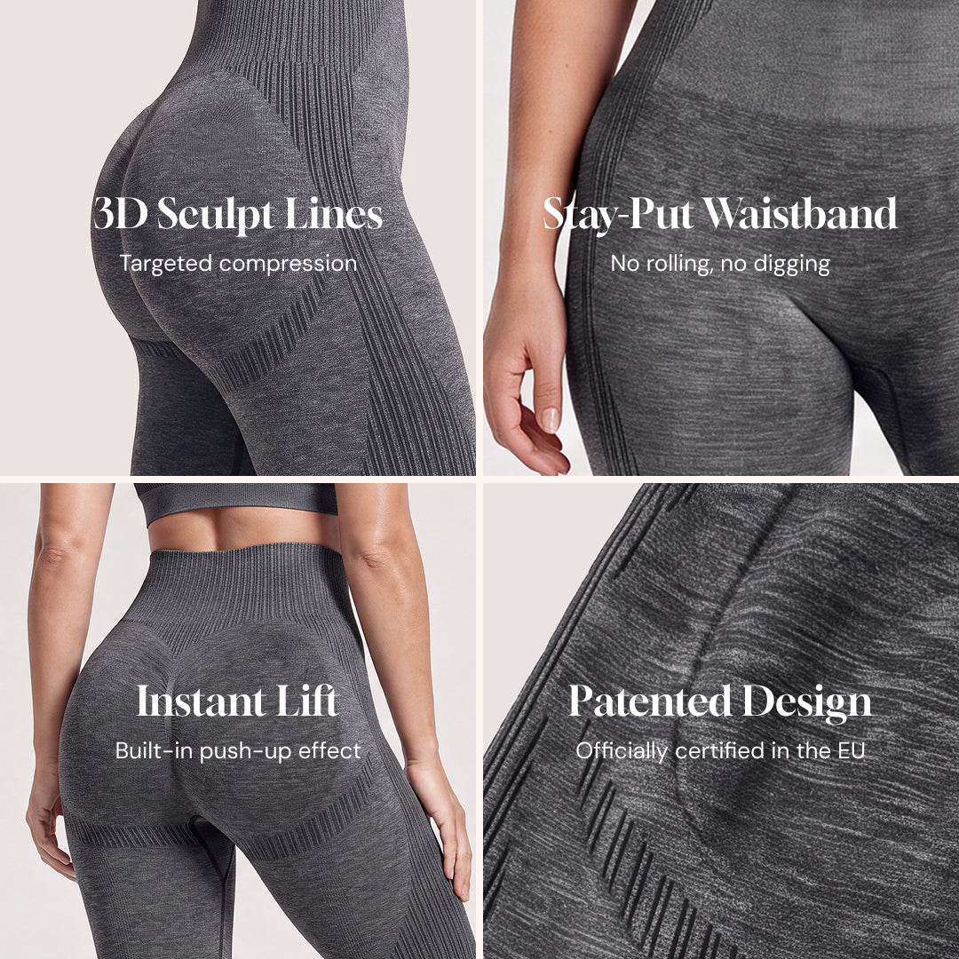 Leggings Sculpting 3D CelluSmooth Sin Costuras de Longitud Tobillo | Silix