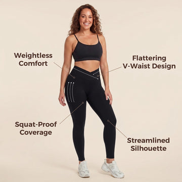 Leggings Silix BareCurve V-Cintura | Ajuste Suave y Esculpido como Mantequilla