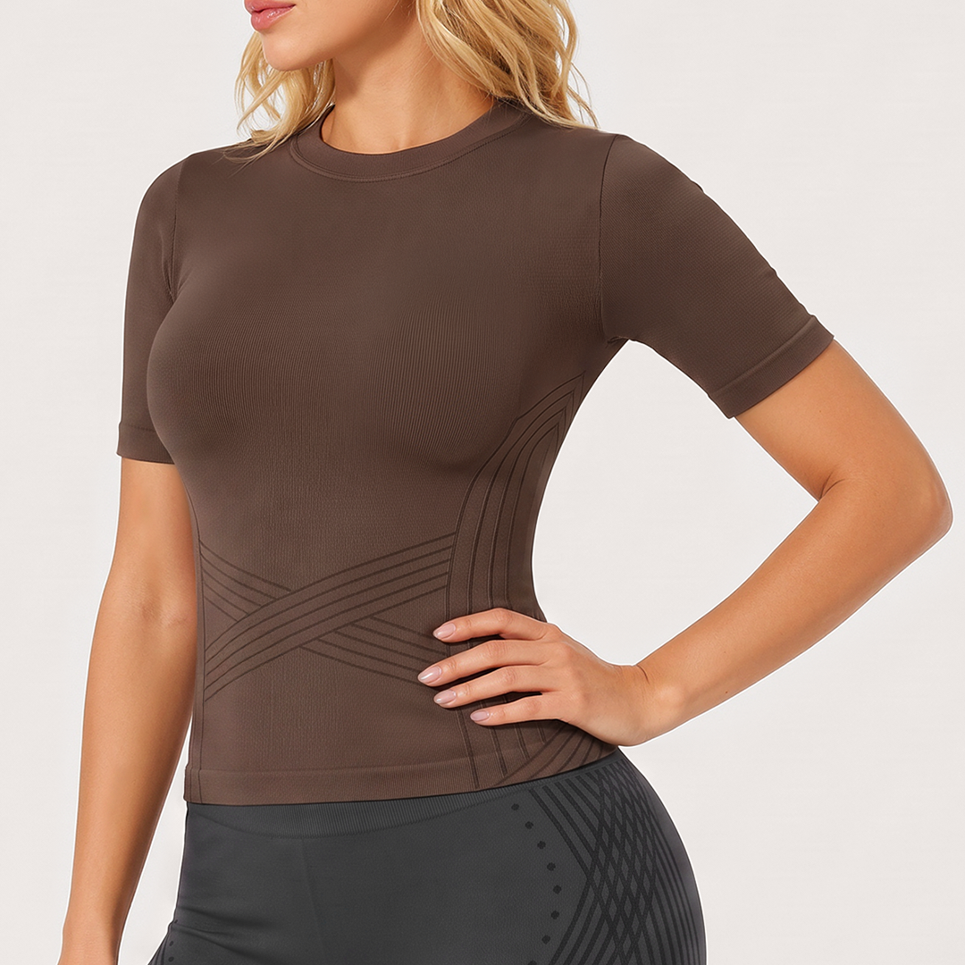 Camiseta de Entrenamiento Corto Sculpting Contour 3D CelluSmooth | Silix