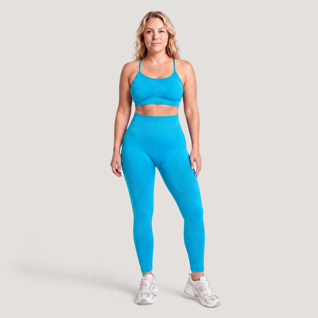 3D CelluSmooth High-Waisted Anti-Cellulite Wide Leggings | Silix