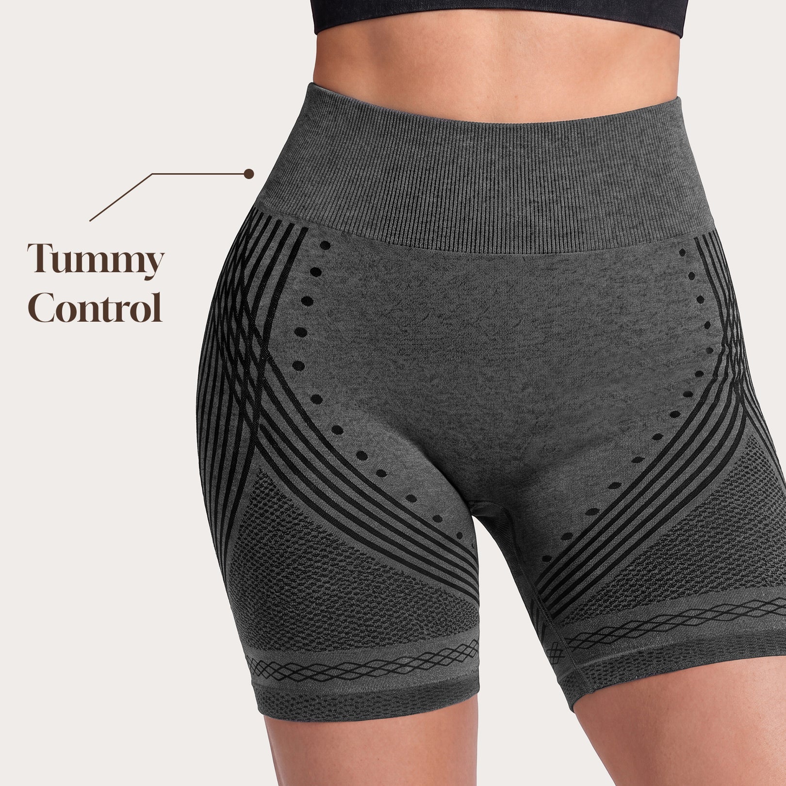 Shorts 3D CelluSmooth para Realzar el Trasero | Silix