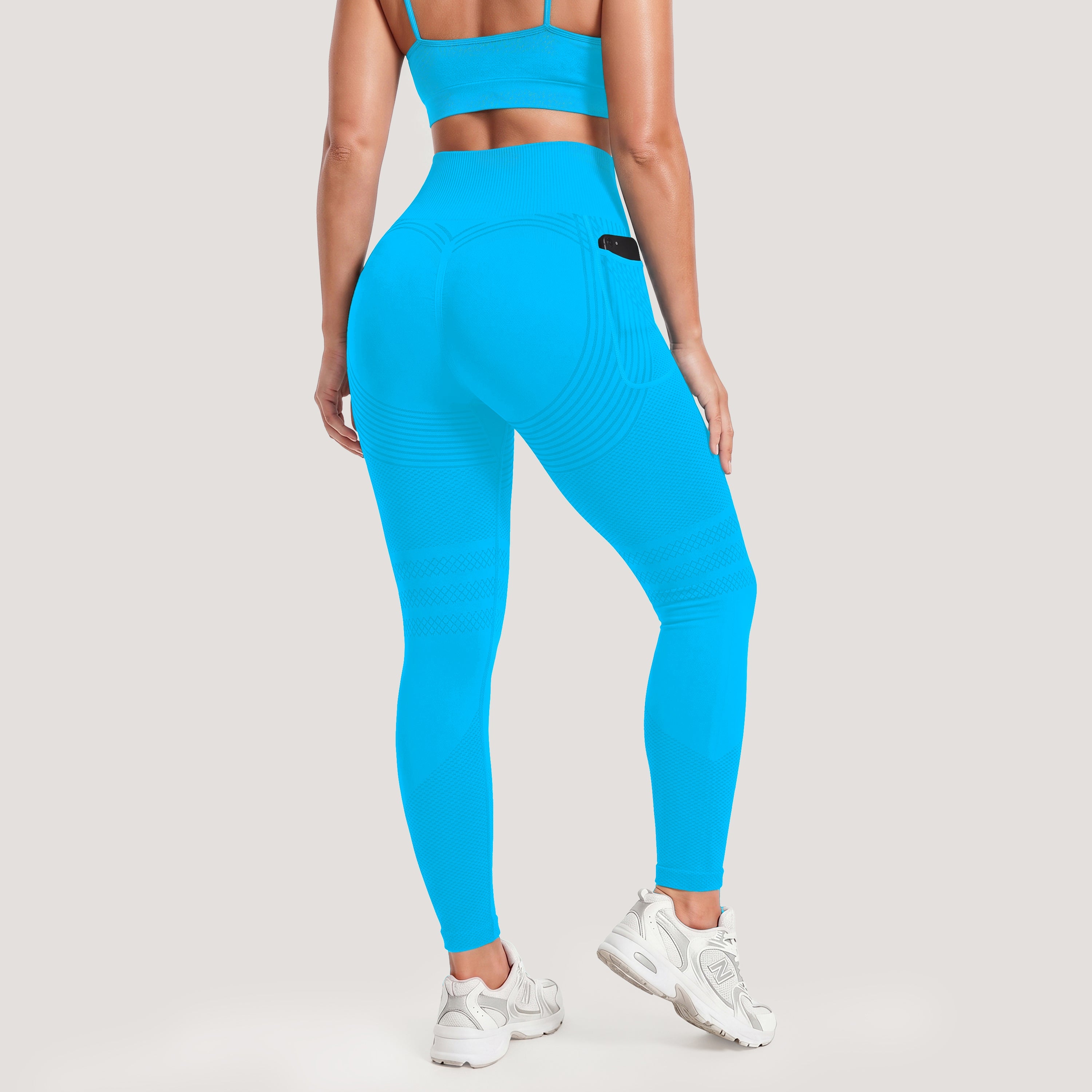 Sculpting Anti-Cellulite Leggings with Right Side Pocket by Silix