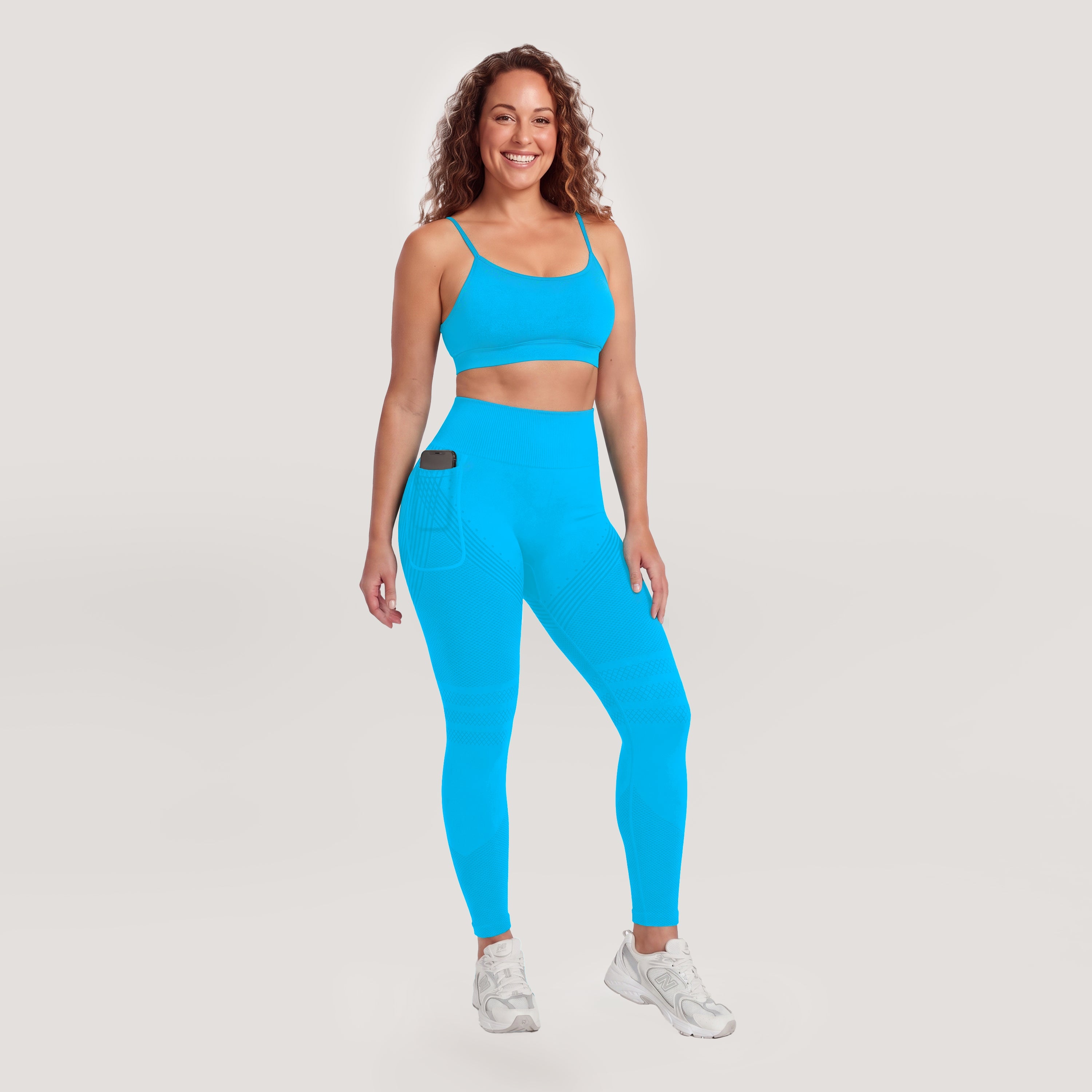 Sculpting Anti-Cellulite Leggings with Right Side Pocket by Silix
