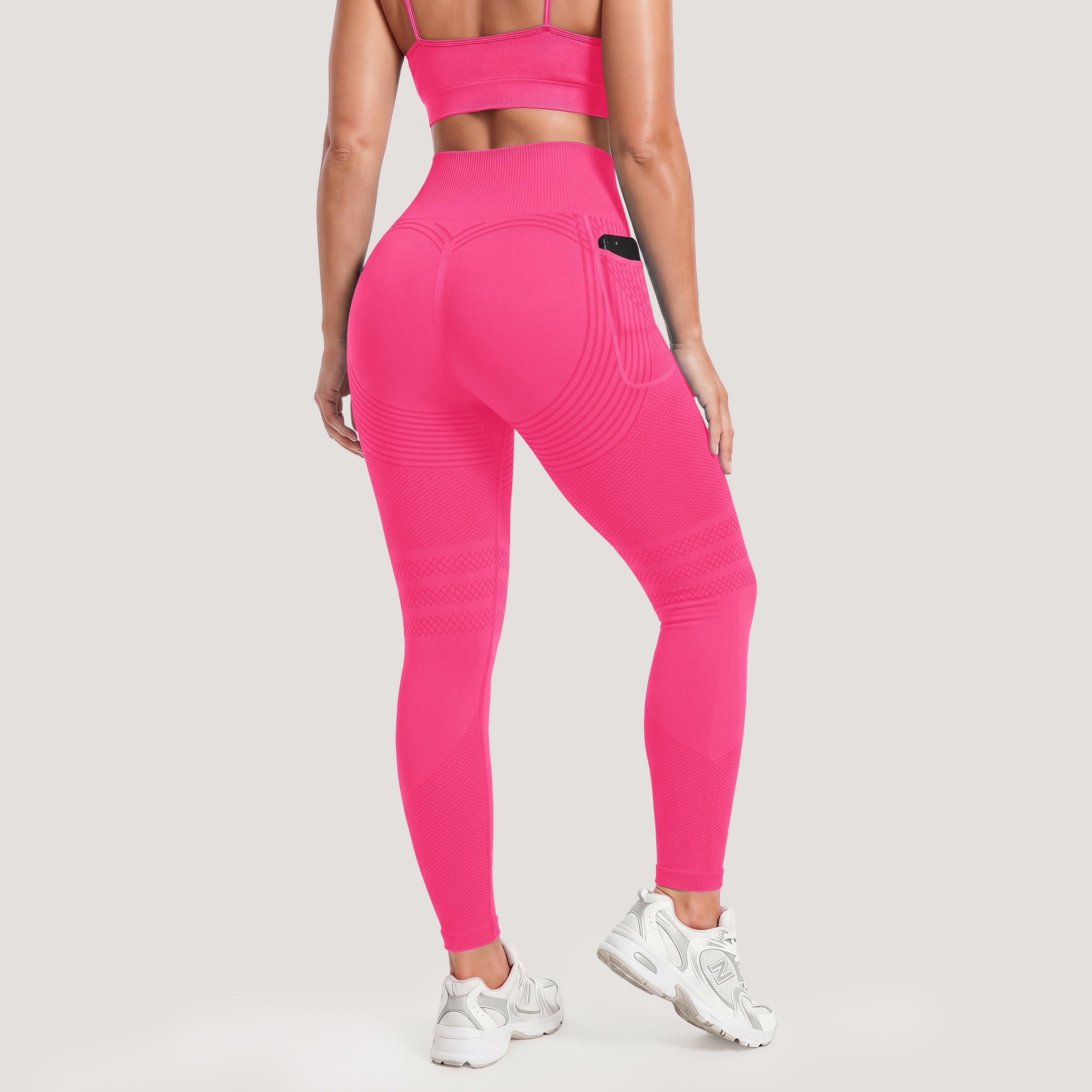 Sculpting Anti-Cellulite Leggings with Right Side Pocket by Silix