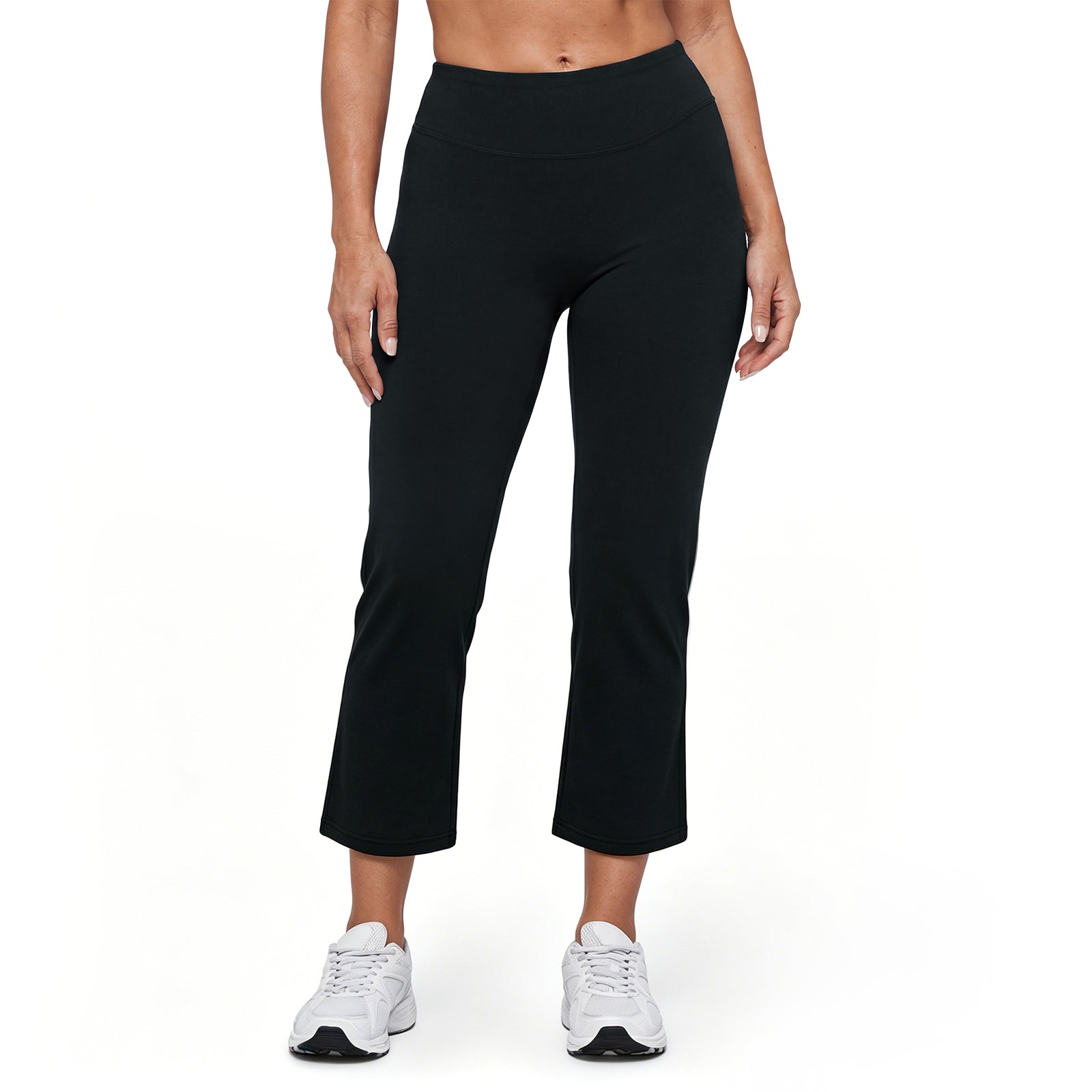 High-Waisted SculptFlare 3D Capri Leggings