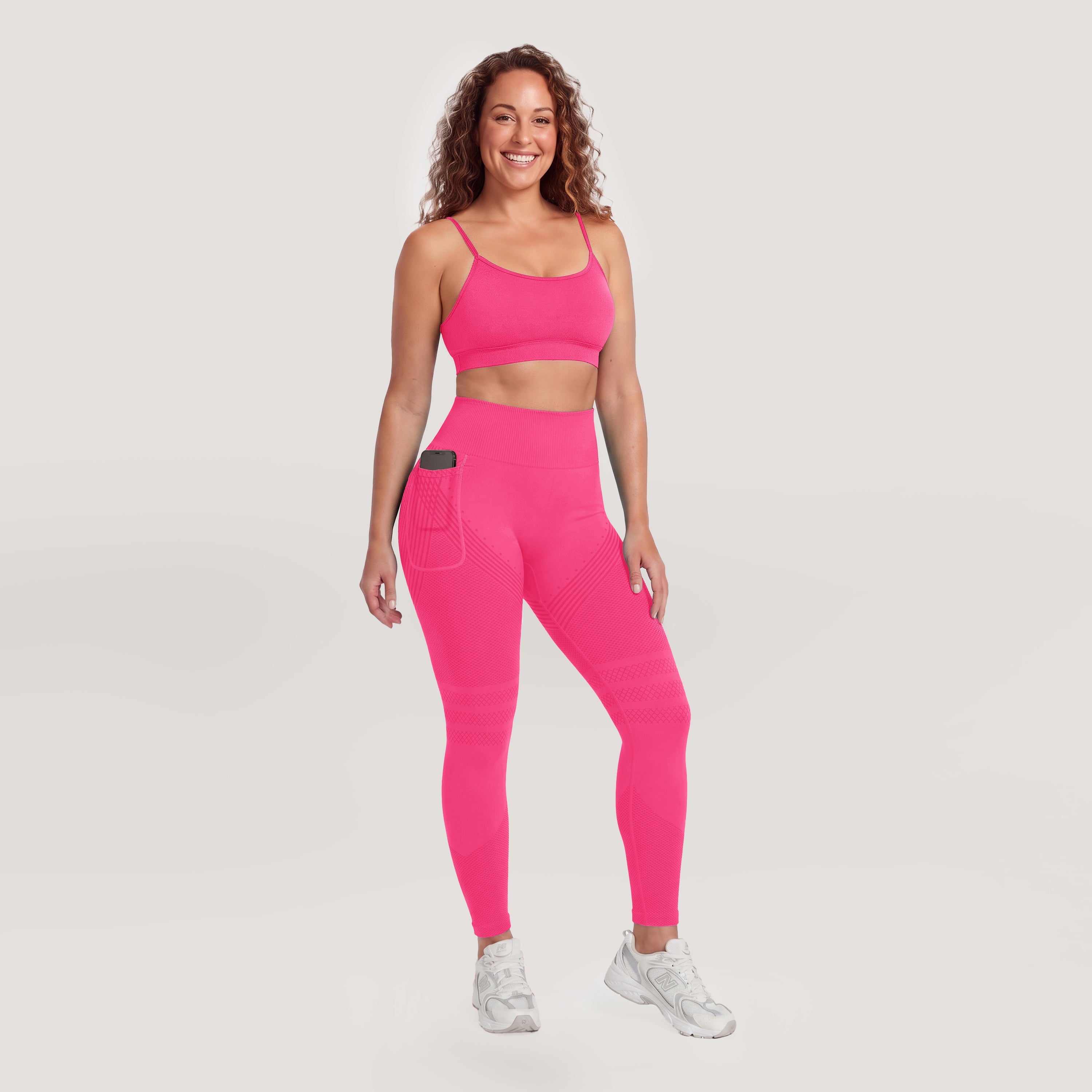 Sculpting Anti-Cellulite Leggings with Right Side Pocket by Silix
