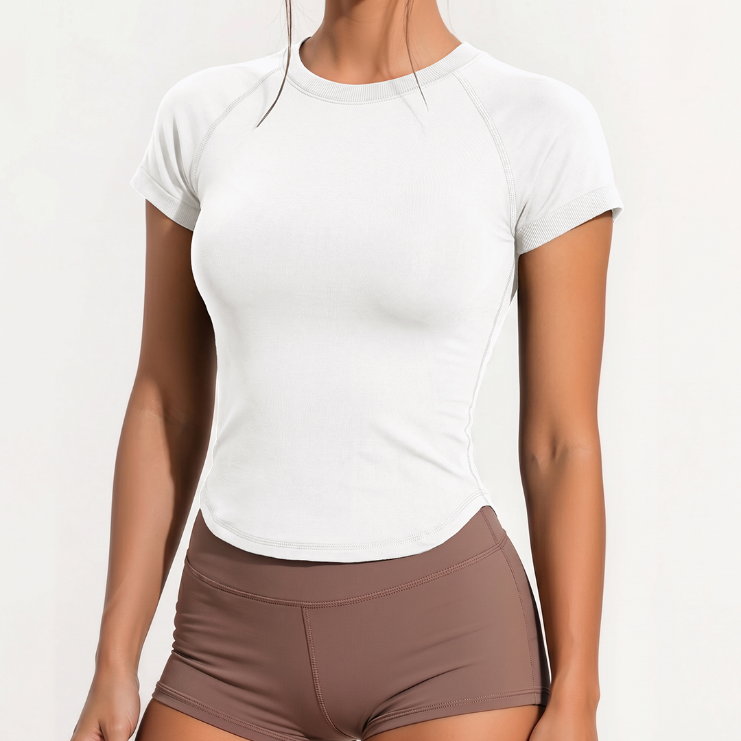Silix ShapeFlow Camiseta de Cuello Redondo | Optimizada para Movimiento y Comodidad
