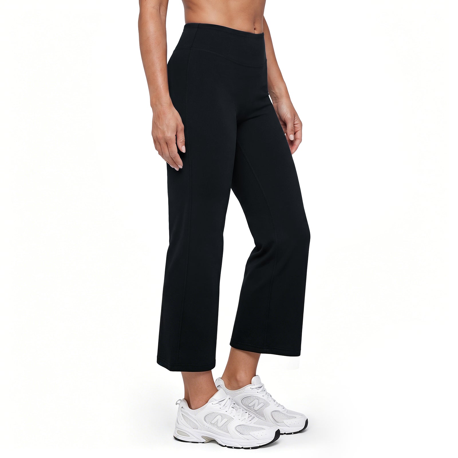 High-Waisted SculptFlare 3D Capri Leggings