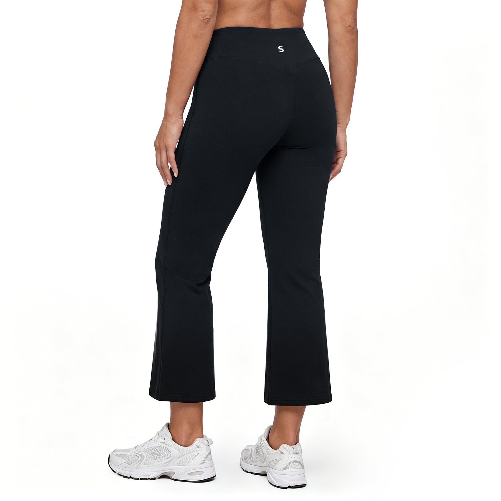 High-Waisted SculptFlare 3D Capri Leggings