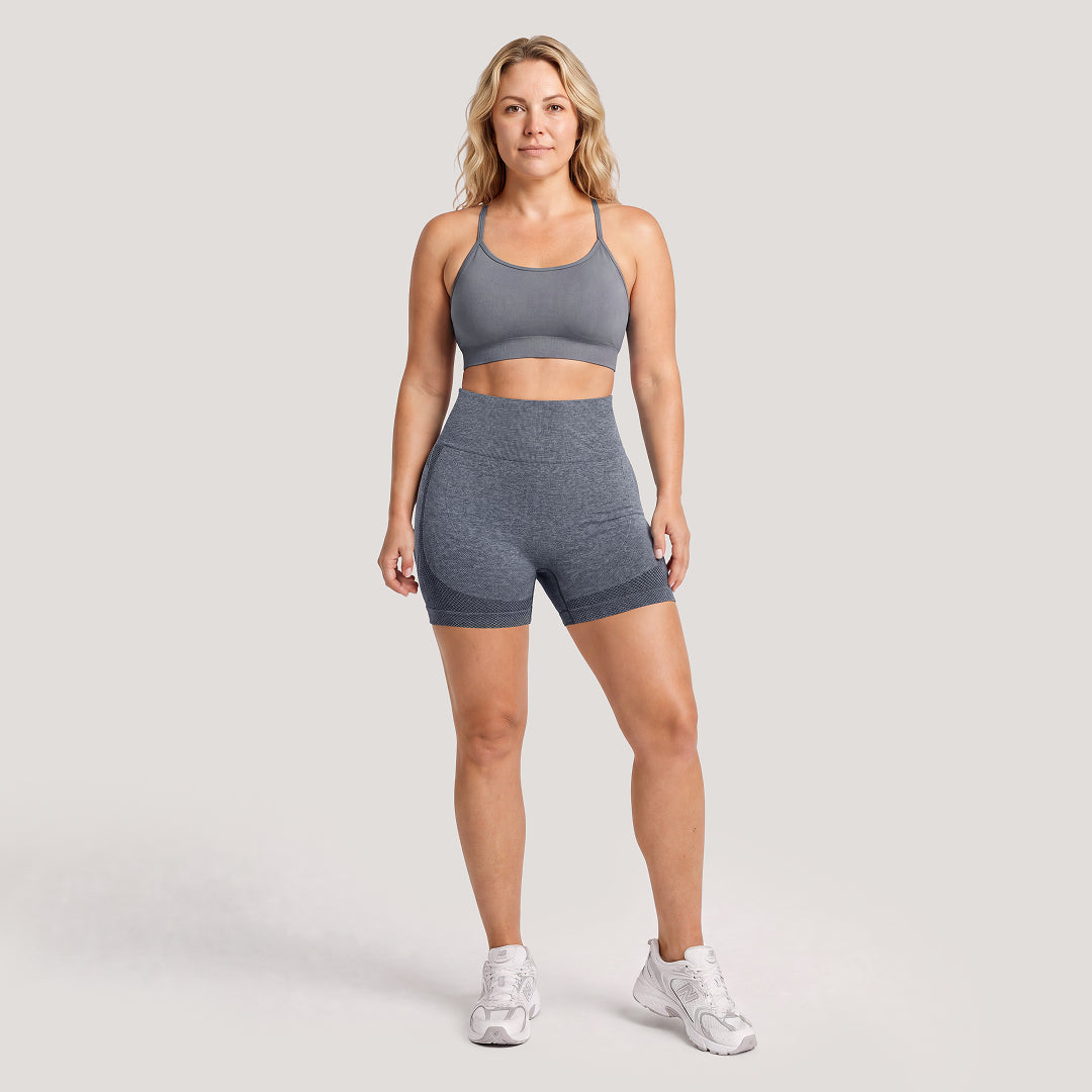3D CelluSmooth Alta Cintura Compresión Shorts | Silix