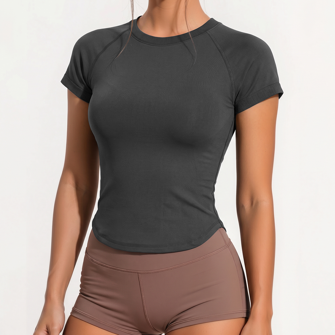 Silix ShapeFlow Camiseta de Cuello Redondo | Optimizada para Movimiento y Comodidad