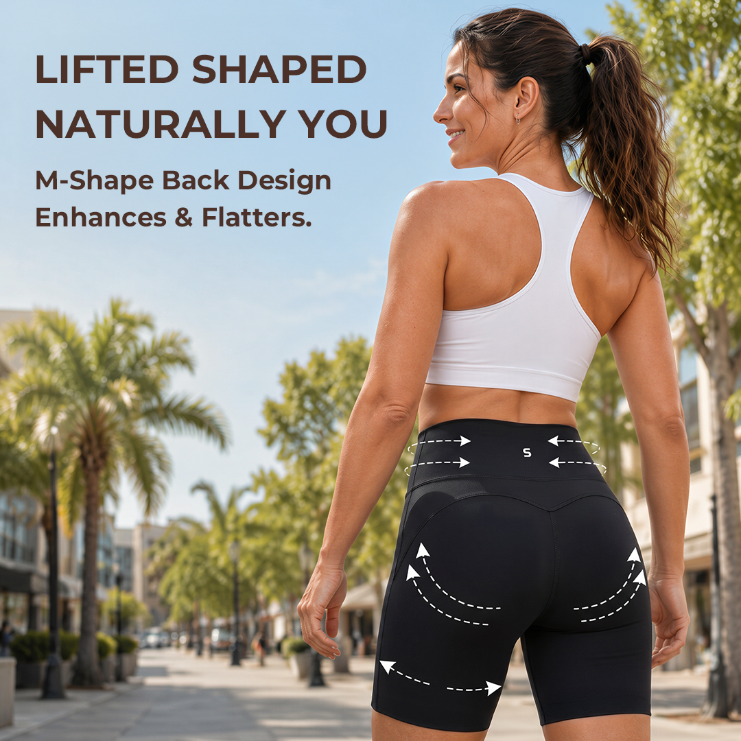 Silix 'No-Squeeze' Jelly-Grip 5" Sculpting Shorts (Abdomen Smoothing & Anti-Chafing)