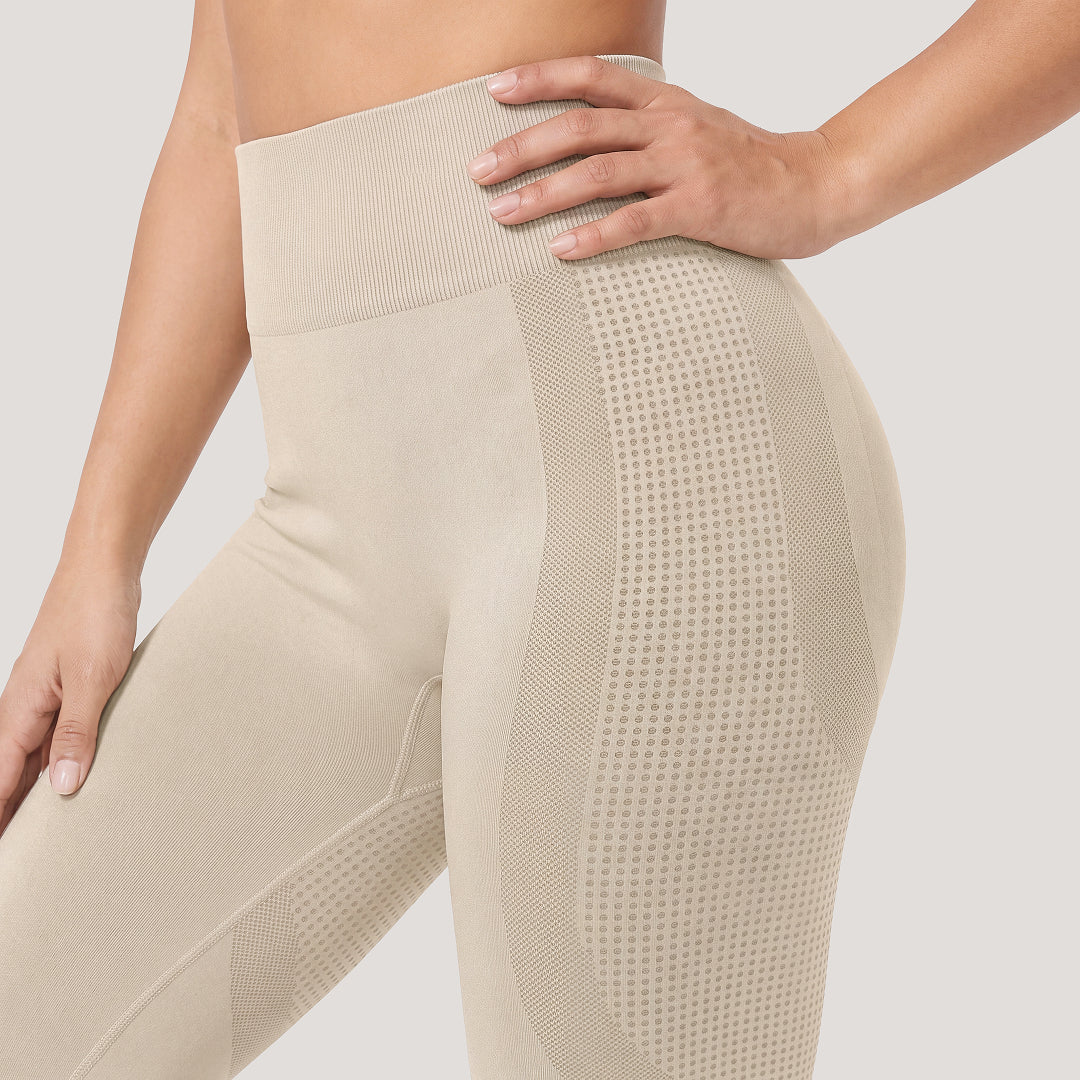 Leggings Sin Costuras de Cintura Alta 3D CelluSmooth | Silix - Elevadores de Cuerpo