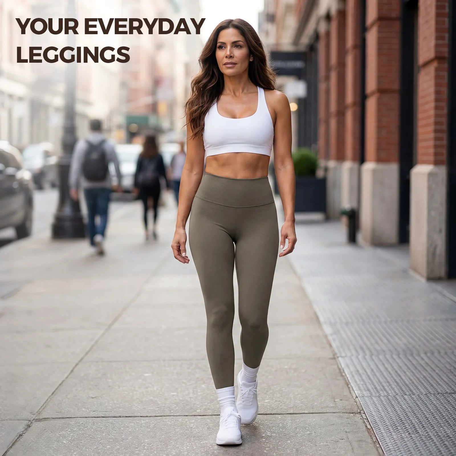 Leggings de Cintura Alta y Largo Tobillo con Efecto Sculptor