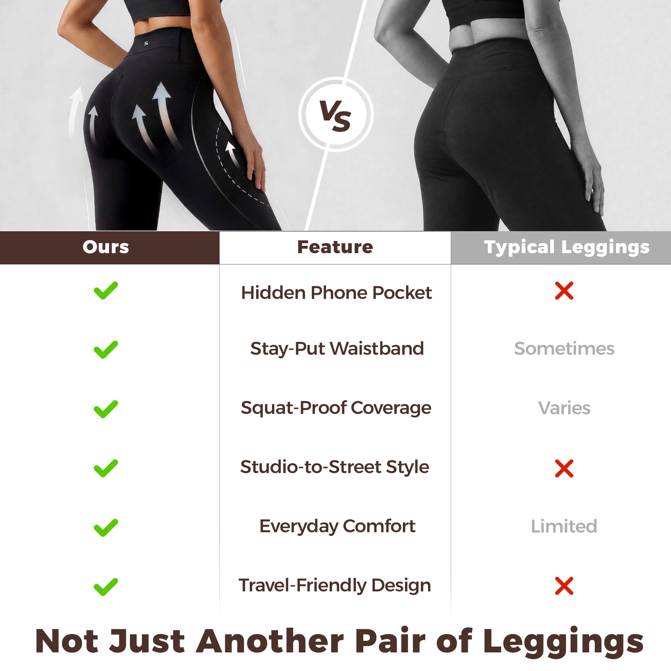 Leggings Silix con Bolsillo Oculto - Libertad de Movimiento y Comodidad Sin Compromisos.