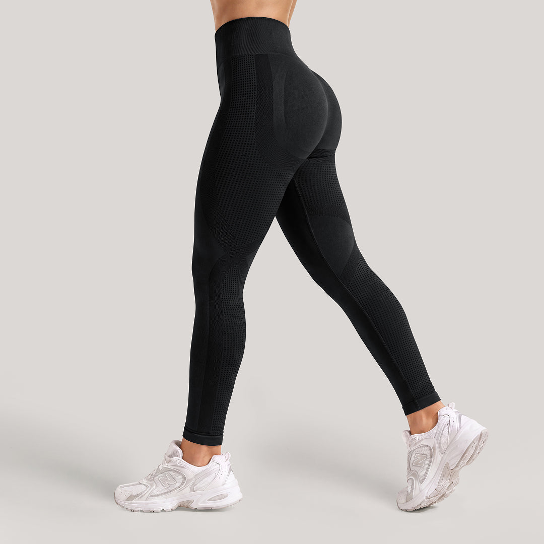 Leggings Sin Costuras de Cintura Alta 3D CelluSmooth | Silix - Elevadores de Cuerpo