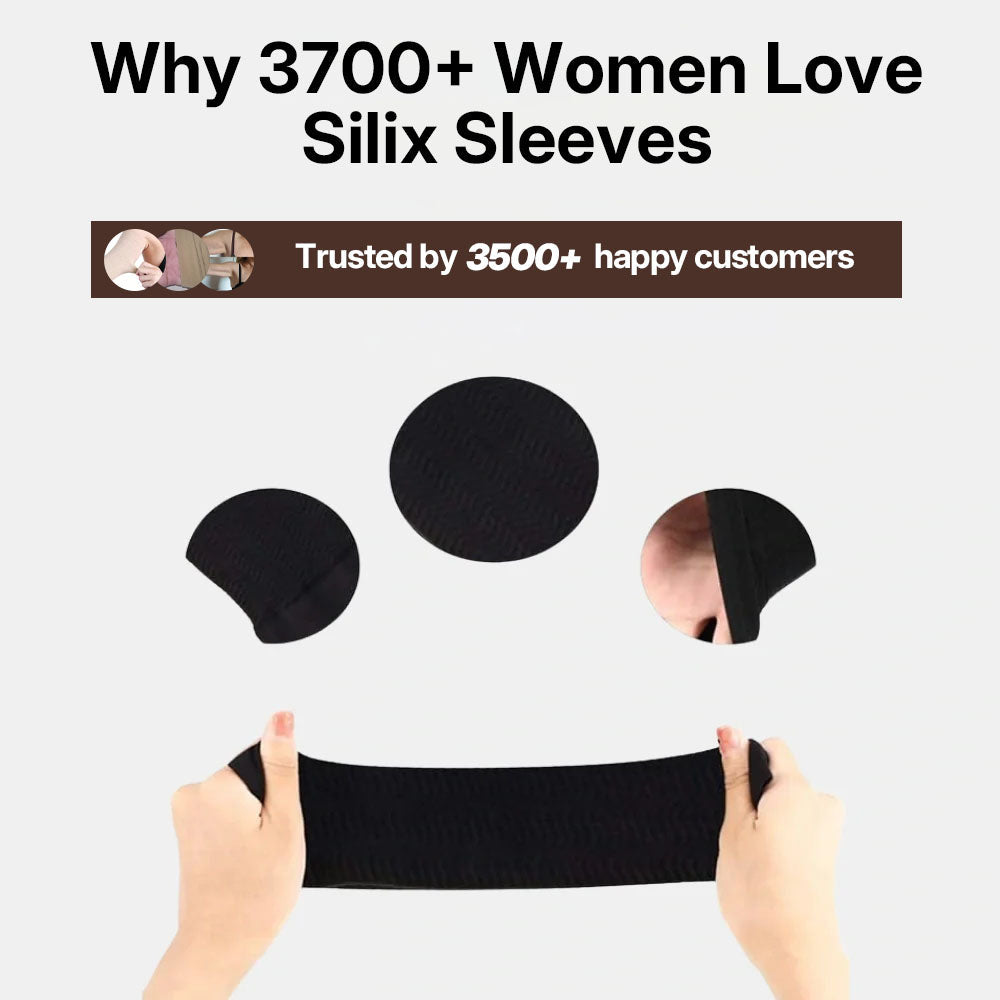 Silix™ Conjunto Ultimate Smooth de 2 Piezas con Compresión 3D: Brazos y Rodillas